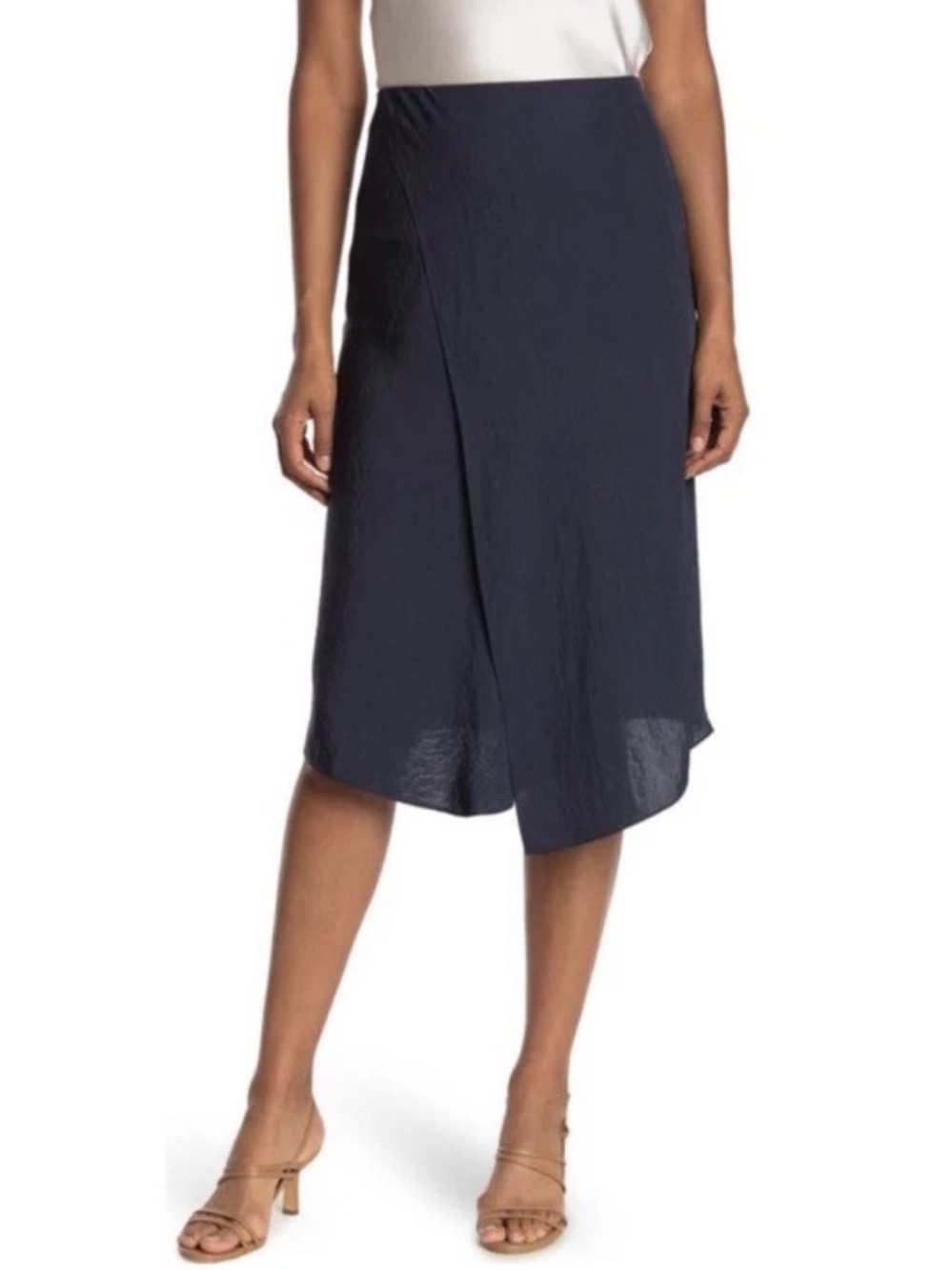 Vince Midi Wrap-Effect Skirt